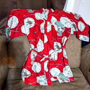 Vintage 35" Japanese Yukata Kimono